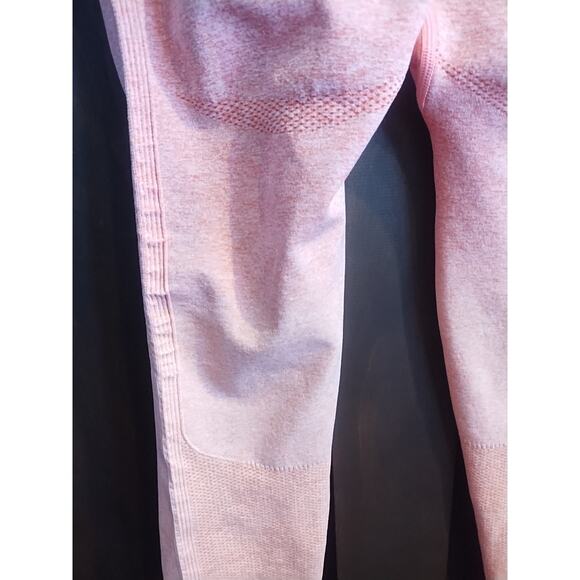 Gymshark dry Women’s small coral orange peach leggings active workout 26 x 27 - Picture 7 of 11